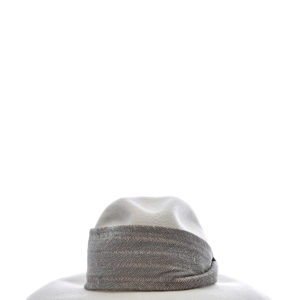 Шляпа из кашемирового драпа с расшитой лентой BRUNELLO CUCINELLI Италия