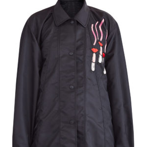 Куртка с объемными расшитыми вручную аппликациями VALENTINO Италия