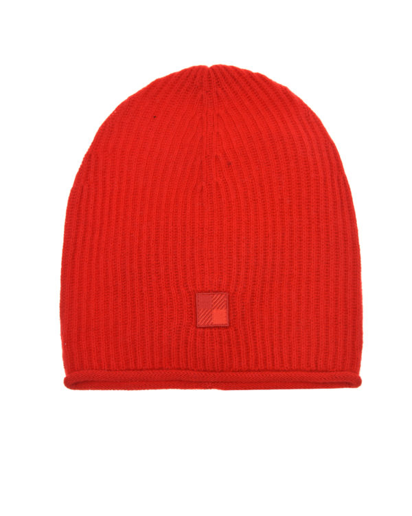 Красная шапка из шерсти и кашемира Woolrich