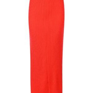 Красная кашемировая юбка Allude