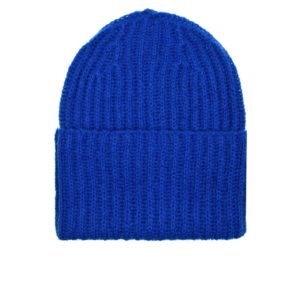 Синяя шапка с отворотом Tak Ori