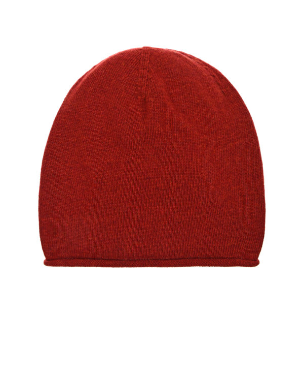 Красная шапка из шерсти и кашемира Tak Ori