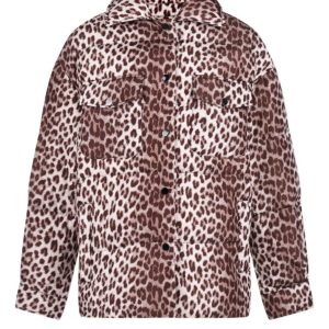 Куртка с леопардовым принтом Parosh