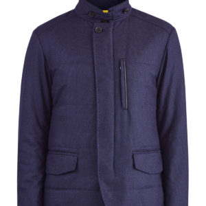 Шерстяная куртка-блейзер в классическом стиле с защитой от воды CANALI Италия